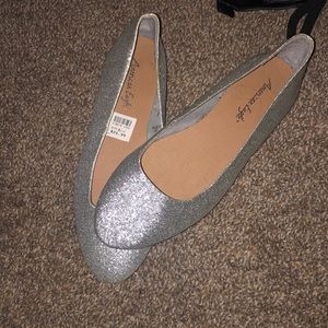 Silver shoes